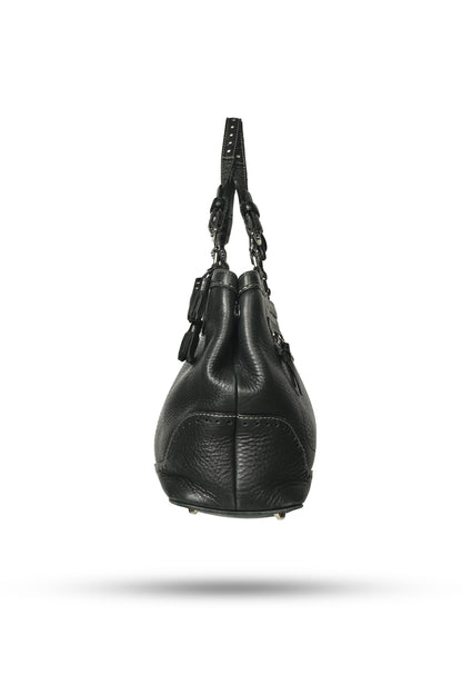 Coach Hampton Pebbled Satchel