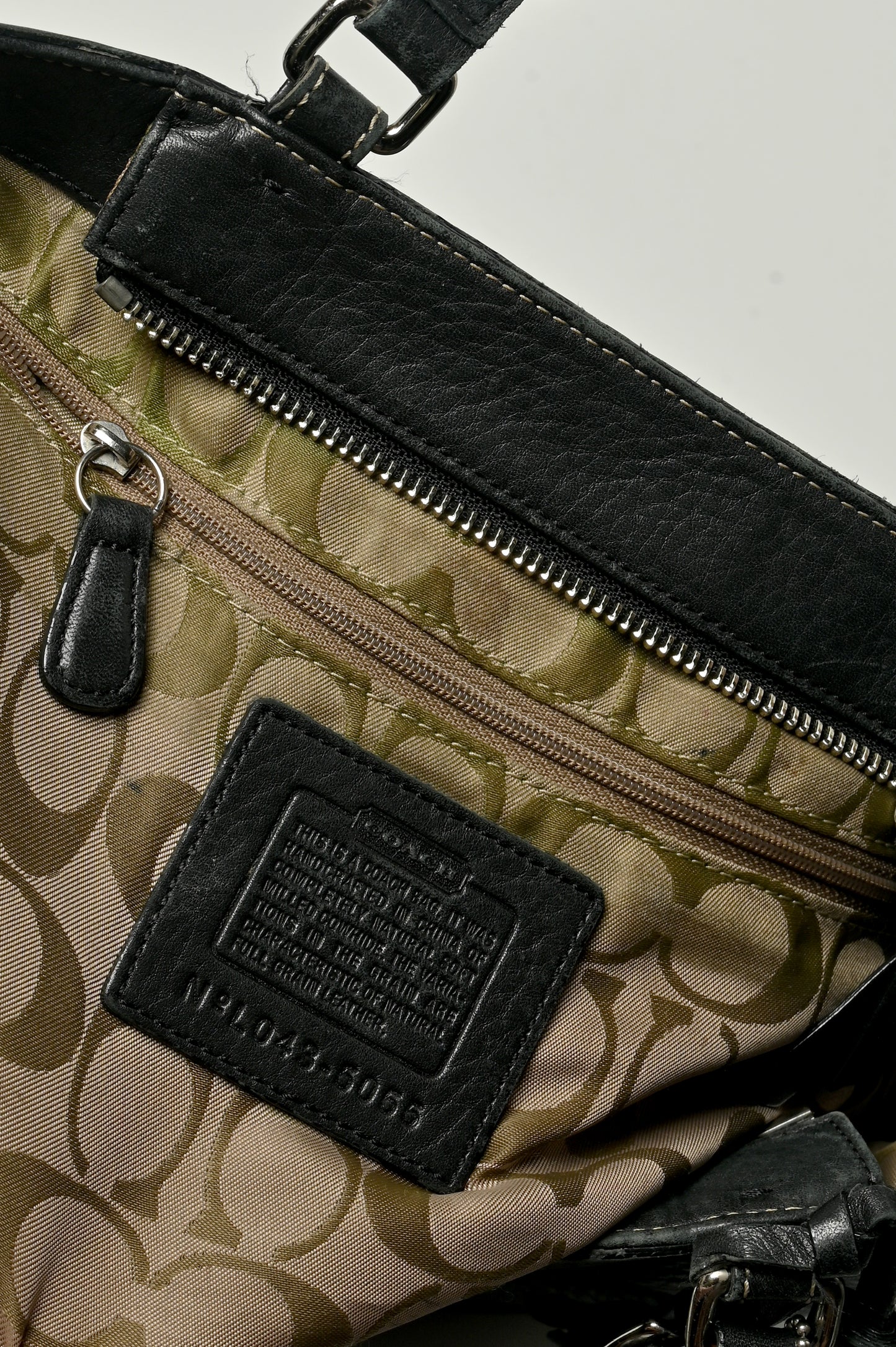 Coach Hampton Pebbled Satchel