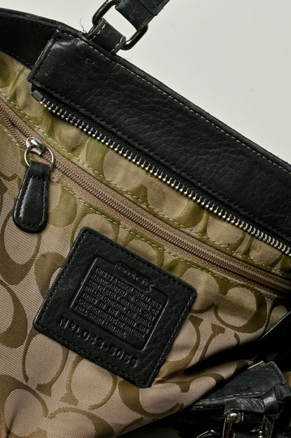 Coach Hampton Pebbled Satchel