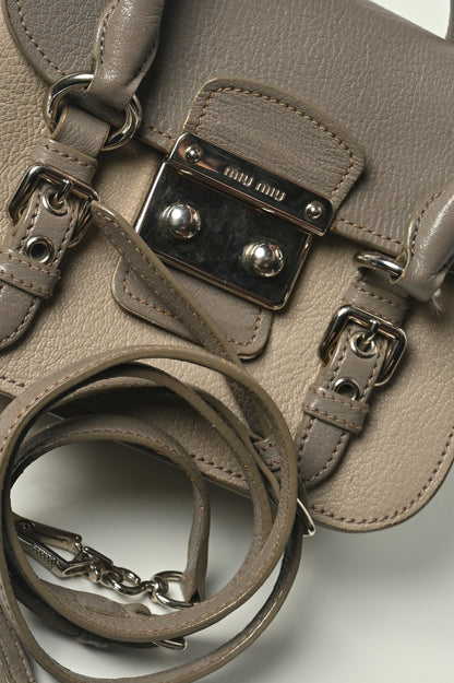 Miu Miu Madras Lock Crossbody Bag