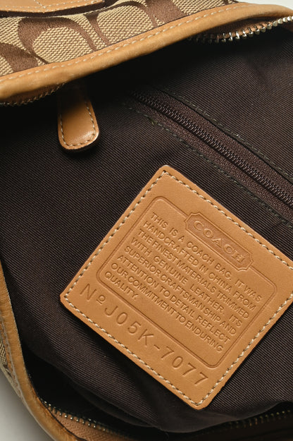 Coach Signature Canvas Shoulder Bag