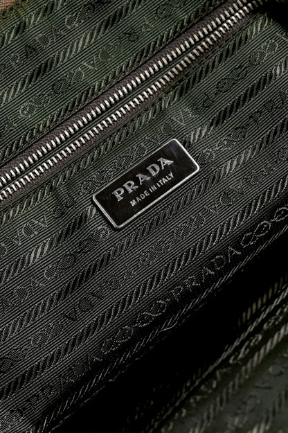Prada 2013 Cingiale Trimmed Canapa