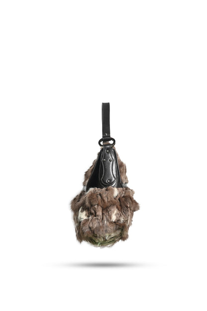 Fendi Fur Chef Baguette Bag