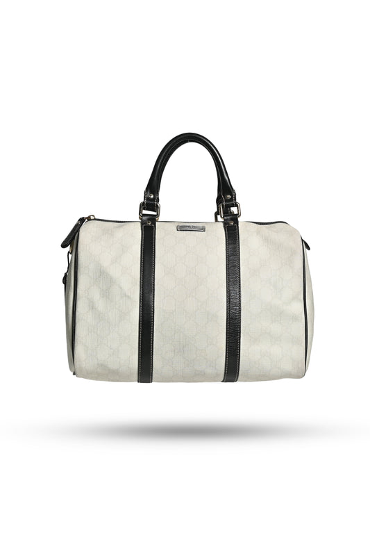 Gucci White Joy Boston Bag