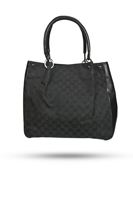 Gucci Canvas Ring Tote Bag