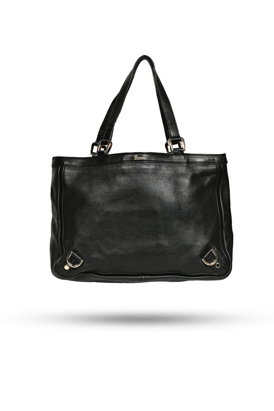 Gucci Abbey Leather Tote Bag