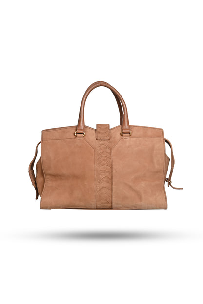 Yves Saint Laurent Beige Chyc Leather Handbag
