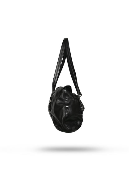 Prada Leather Pushlock Bag