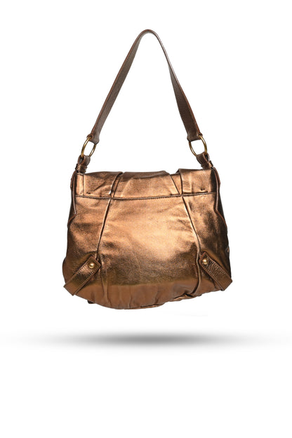 YSL Rive Gauche Metallic Bow Bag