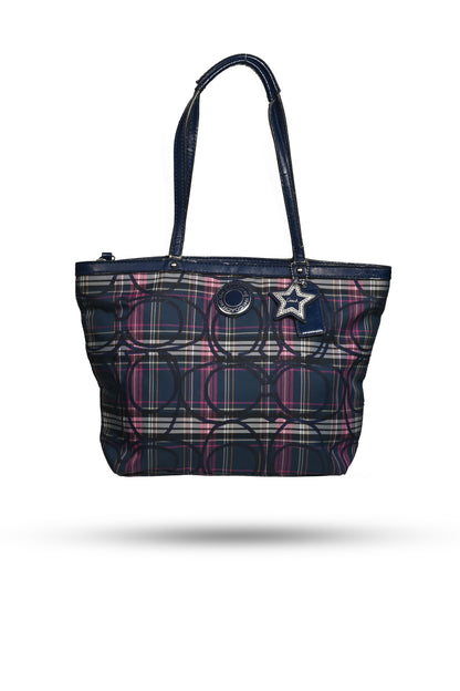 Coach Signature Tartan Bag