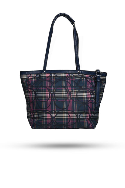 Coach Signature Tartan Bag