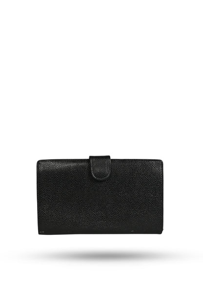 Chanel Caviar Leather Long Wallet