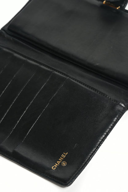 Chanel Caviar Leather Long Wallet