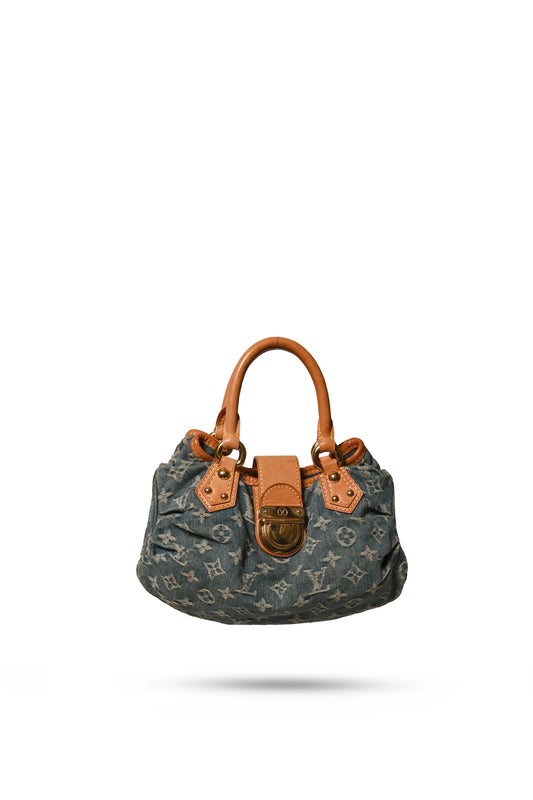 Louis Vuitton Monogram Denim Pleaty Bag