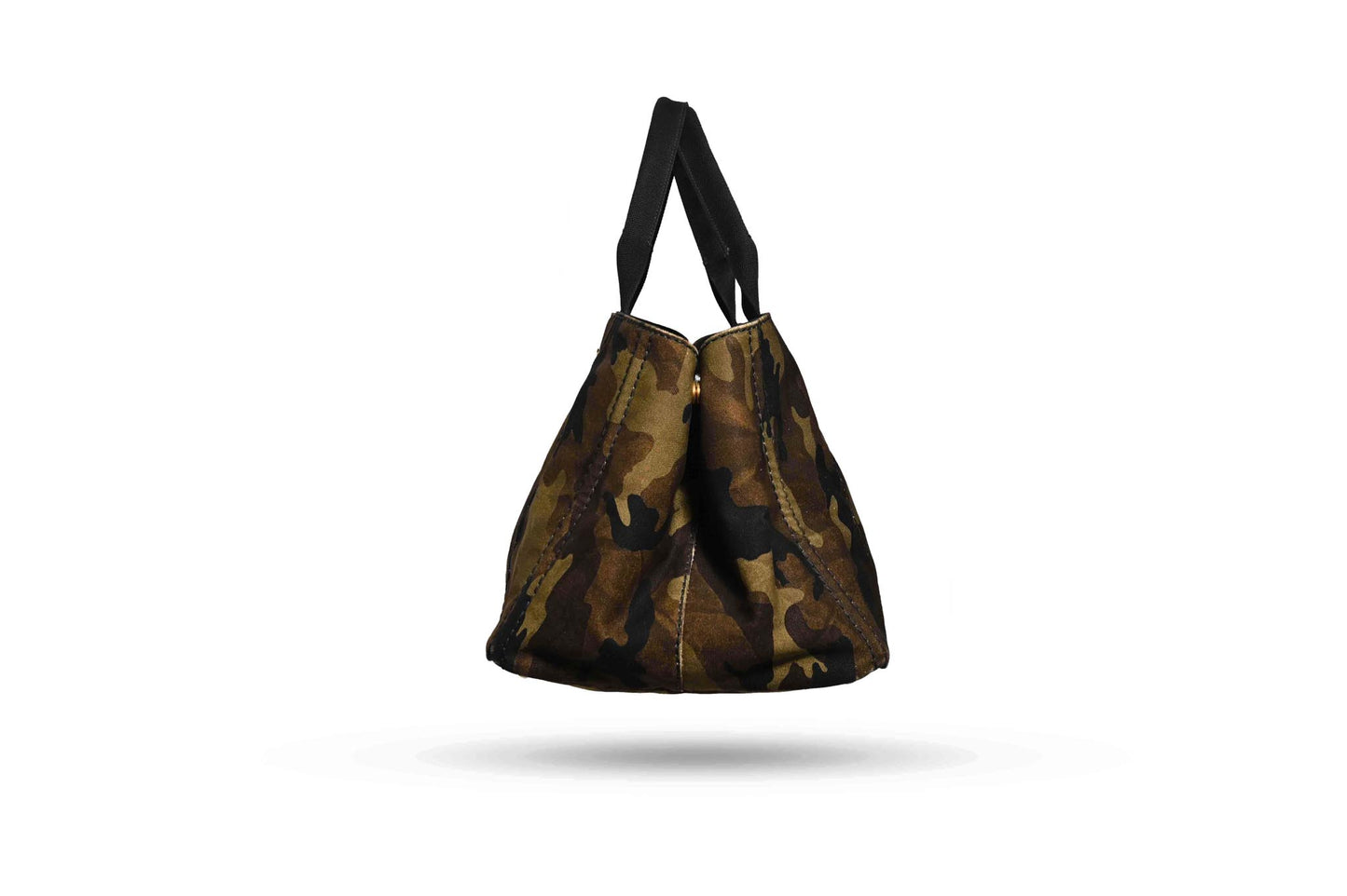 Prada Camouflage Kahki Canapa Canvas Large