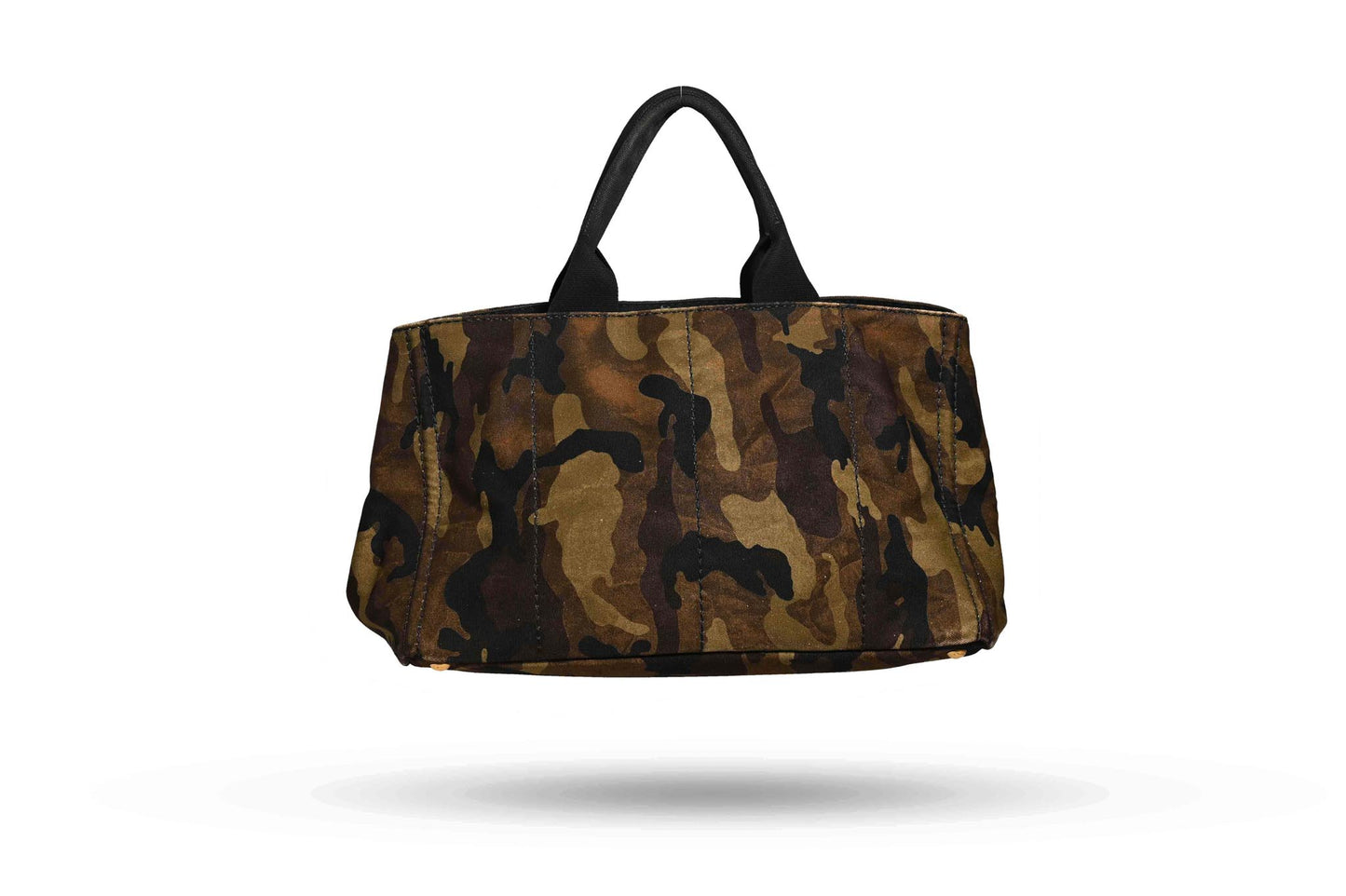 Prada Camouflage Kahki Canapa Canvas Large