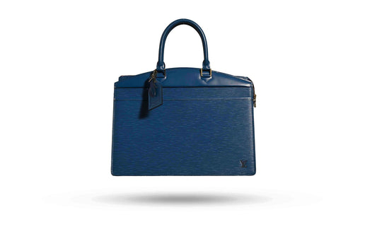 Louis Vuitton Acure Blue Epi Leather Riveria Bag