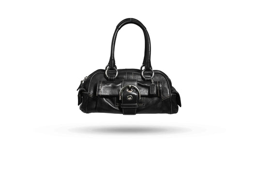 Coach Contrast Stitch Bowler Bag