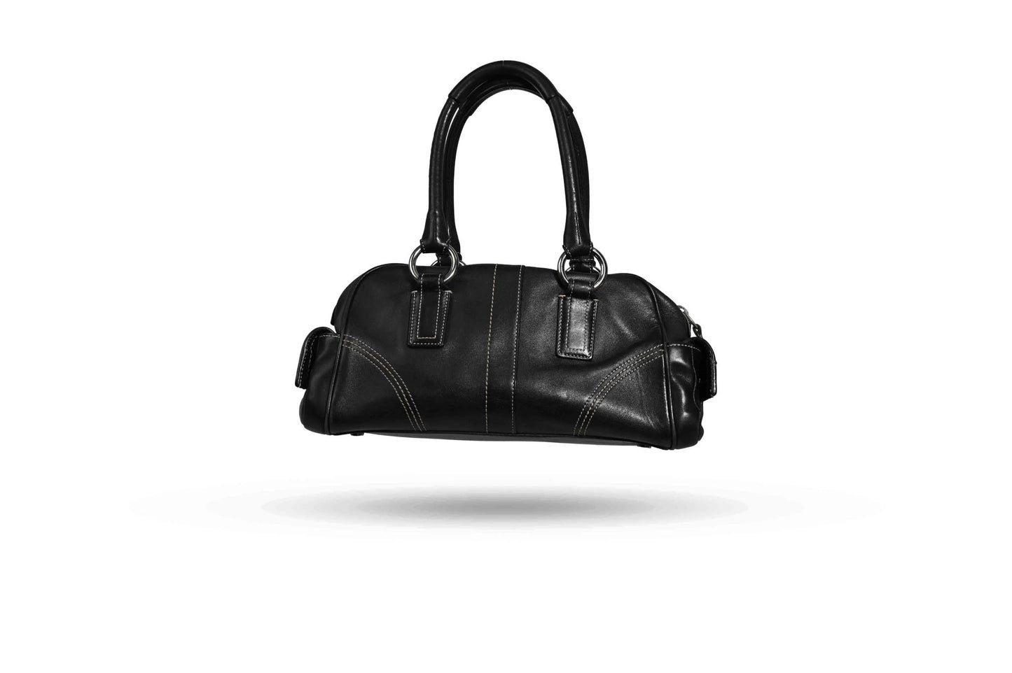 Coach Contrast Stitch Bowler Bag