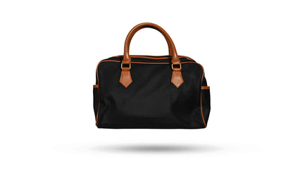 Yves Saint Laurent Boston Black Brown Bag