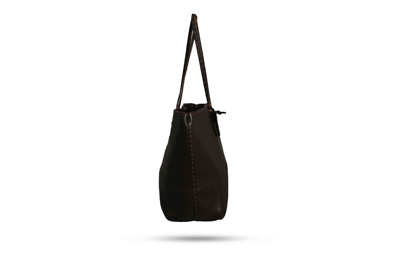 Fendi Brown Salleria Leather Tote