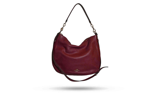 Coach Chelsea Hobo Burgundy Bag