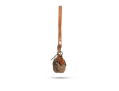 Coach Crossbody Monogram Bag in Tan