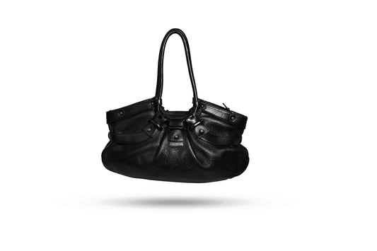 Ferragamo Black Hardware Handbag