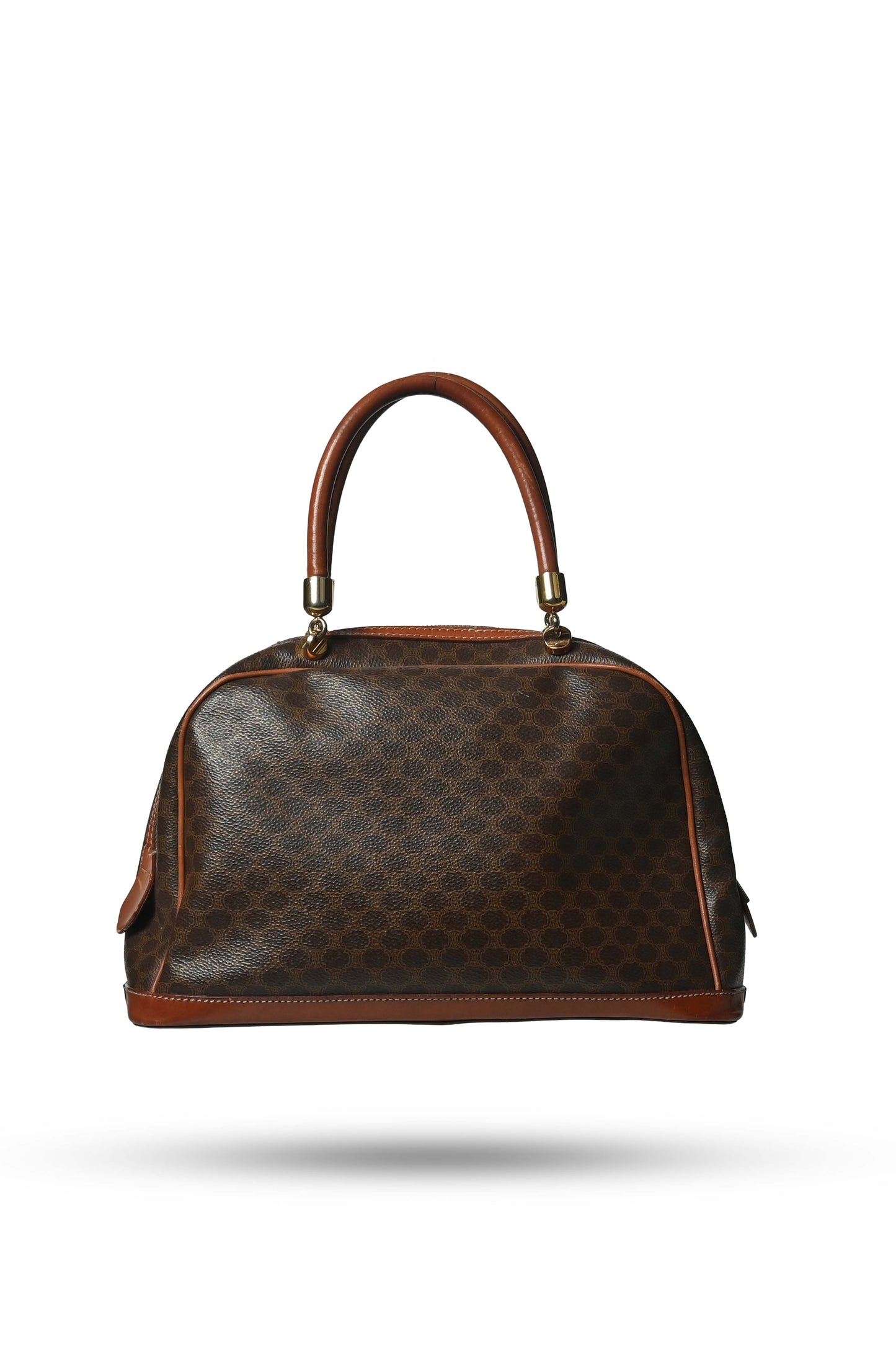 Celine Paris Macadam Pattern Leather Dome Bag