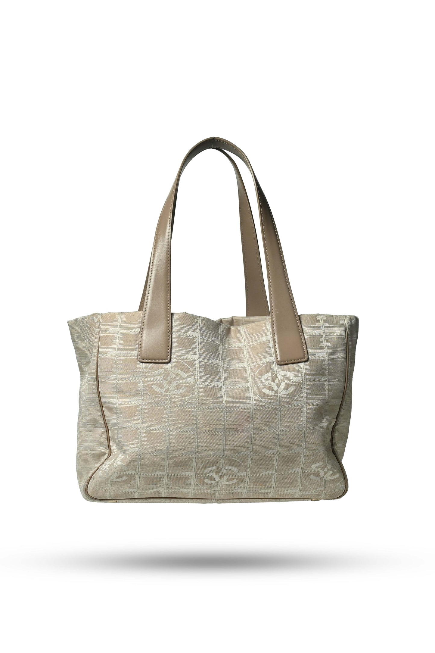Chanel Travel Line Logo Canvas Tote