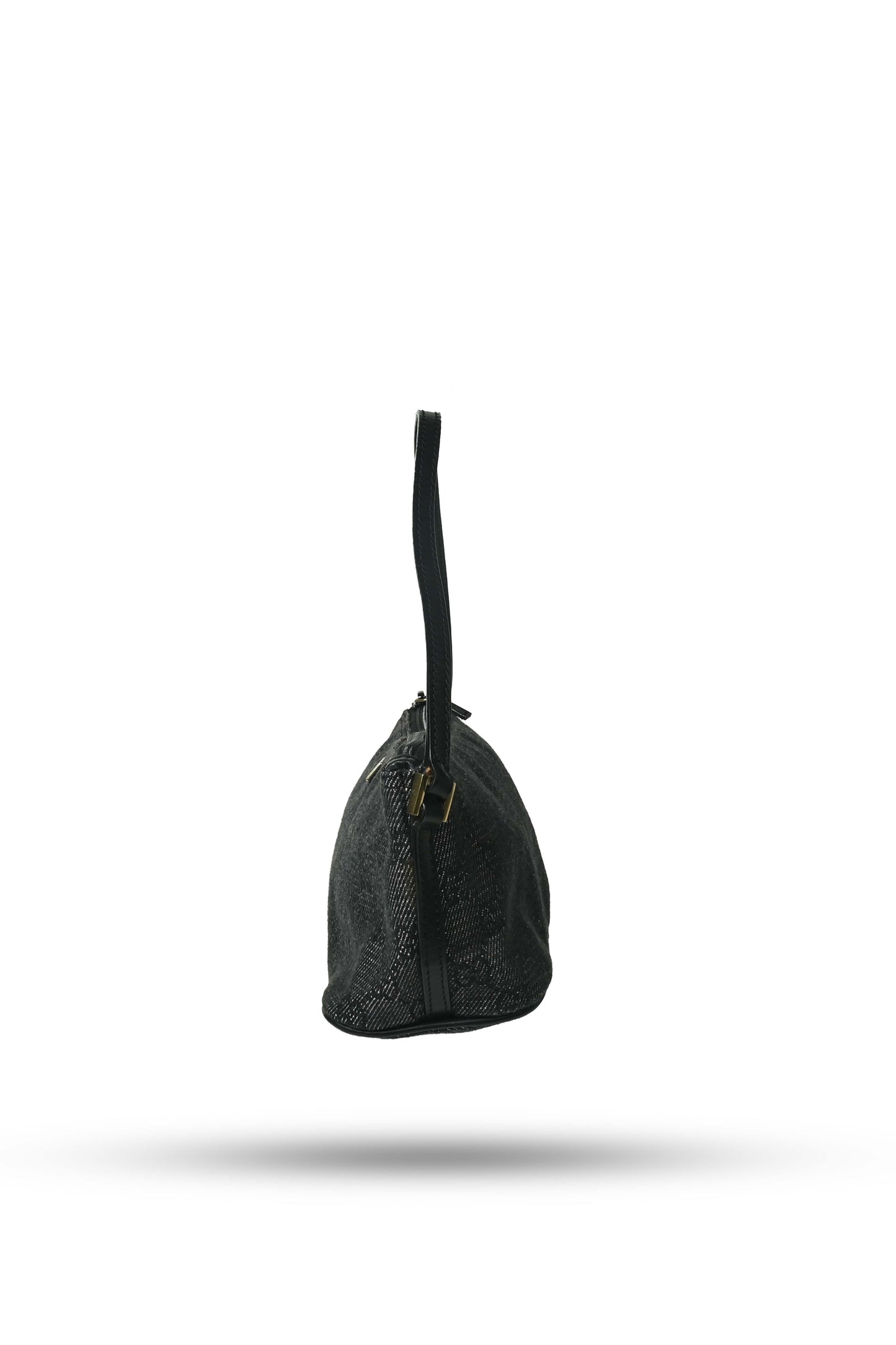 Gucci GG Denim Boat Shoulder Bag