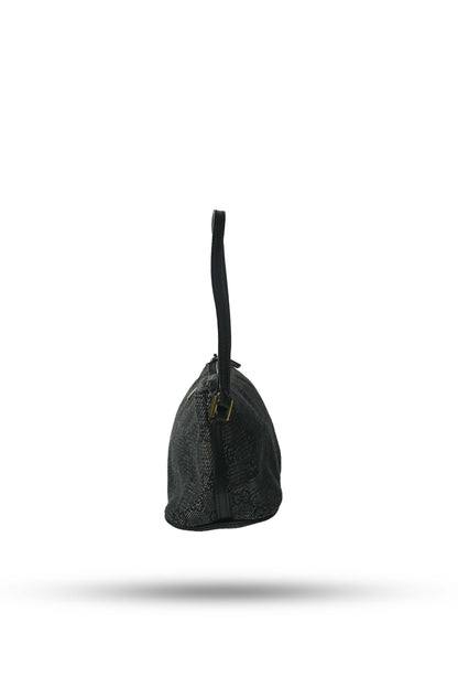 Gucci GG Denim Boat Shoulder Bag