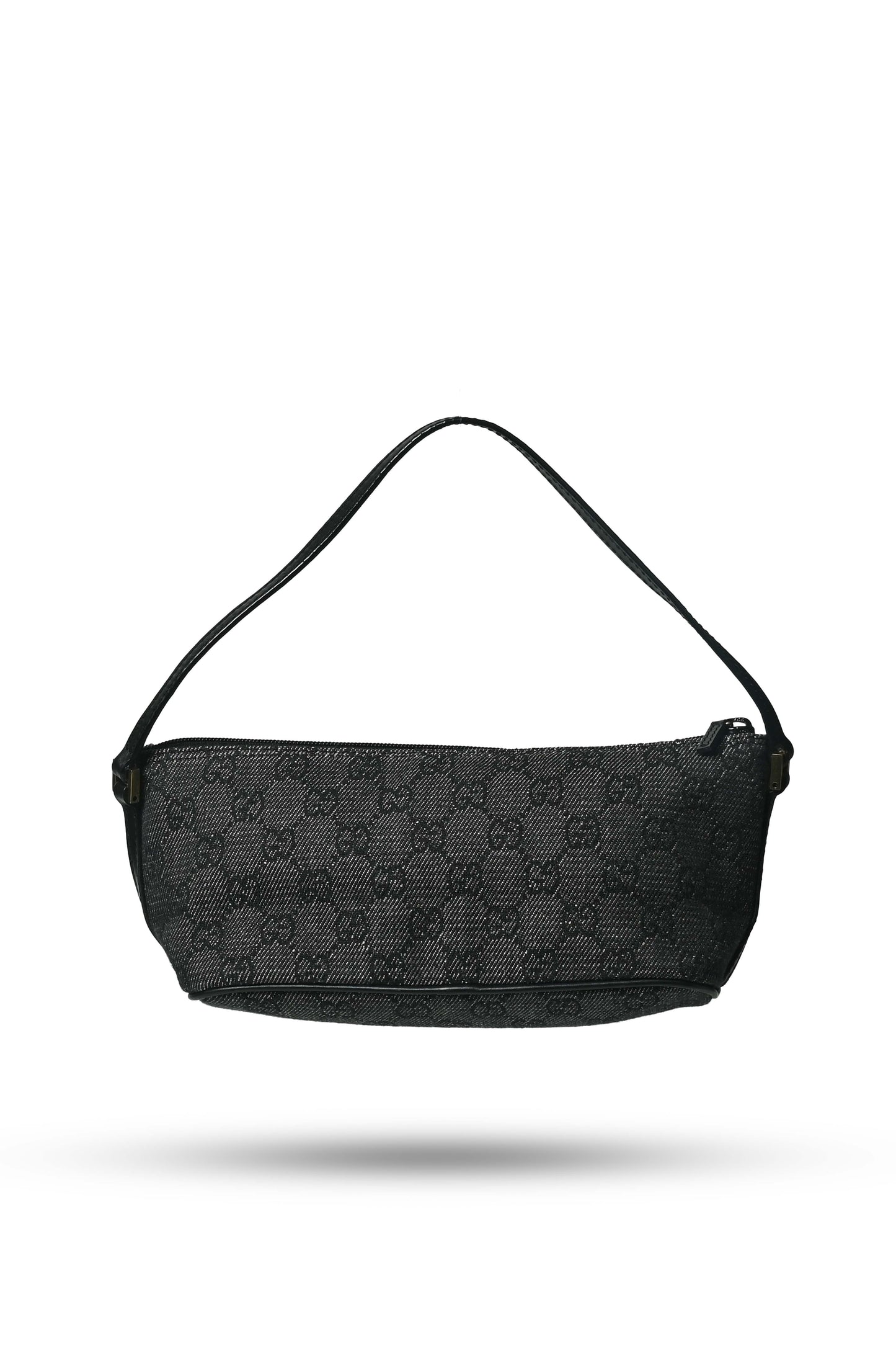 Gucci GG Denim Boat Shoulder Bag