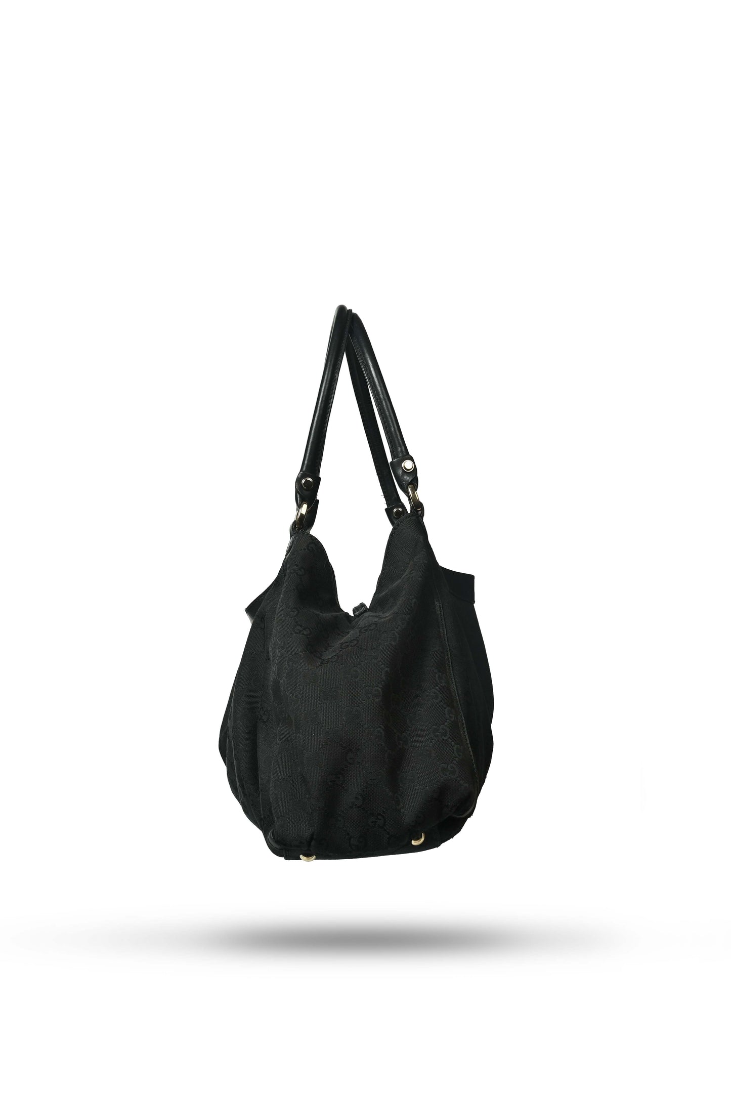 Gucci GG Canvas & Leather Abbey D-Ring Shoulder Bag