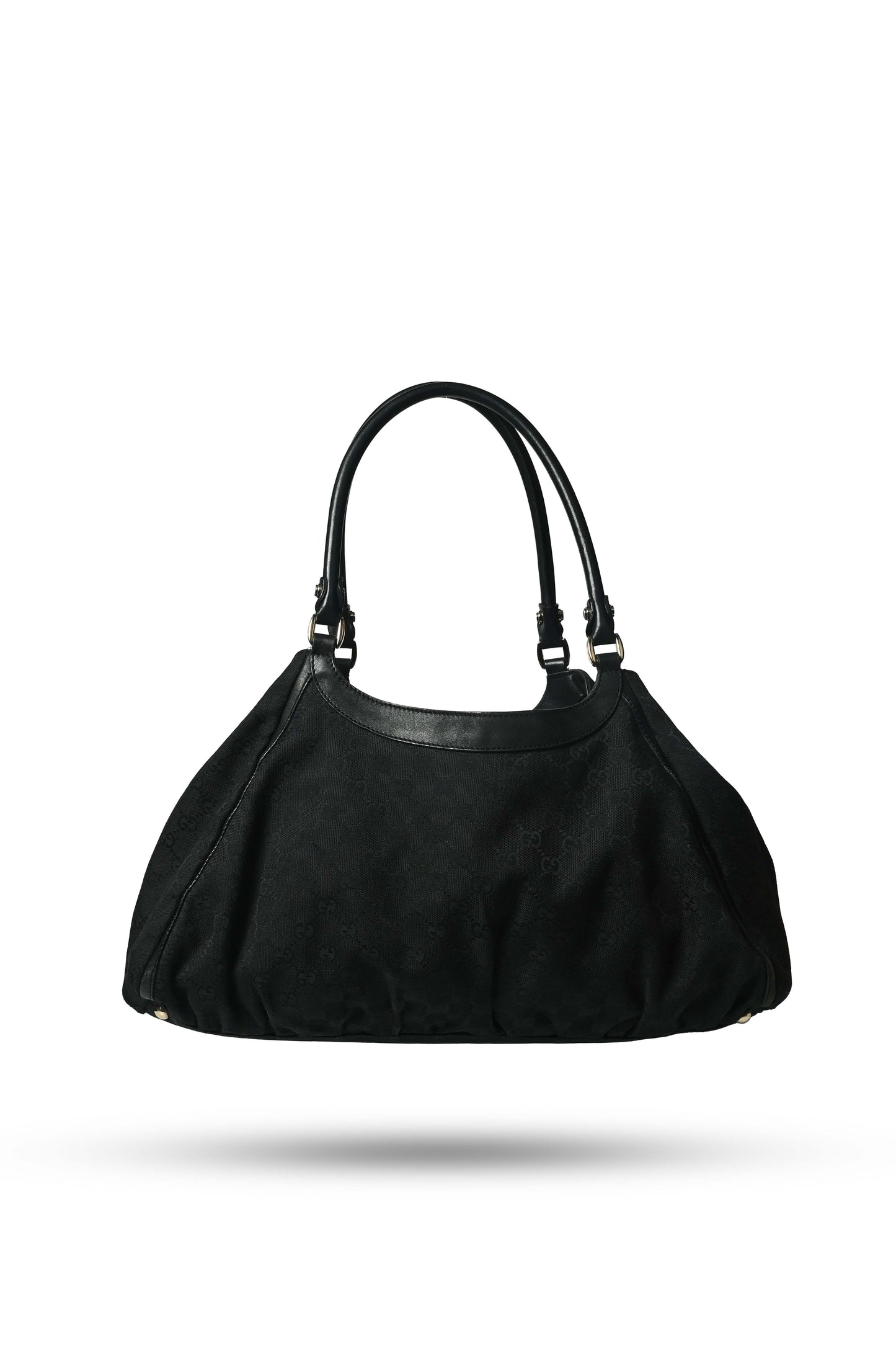 Gucci GG Canvas & Leather Abbey D-Ring Shoulder Bag