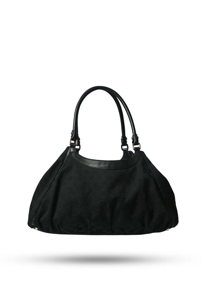 Gucci GG Canvas & Leather Abbey D-Ring Shoulder Bag