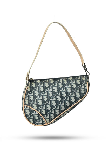 Dior Saddle Diorissimo Coated Canvas Mini