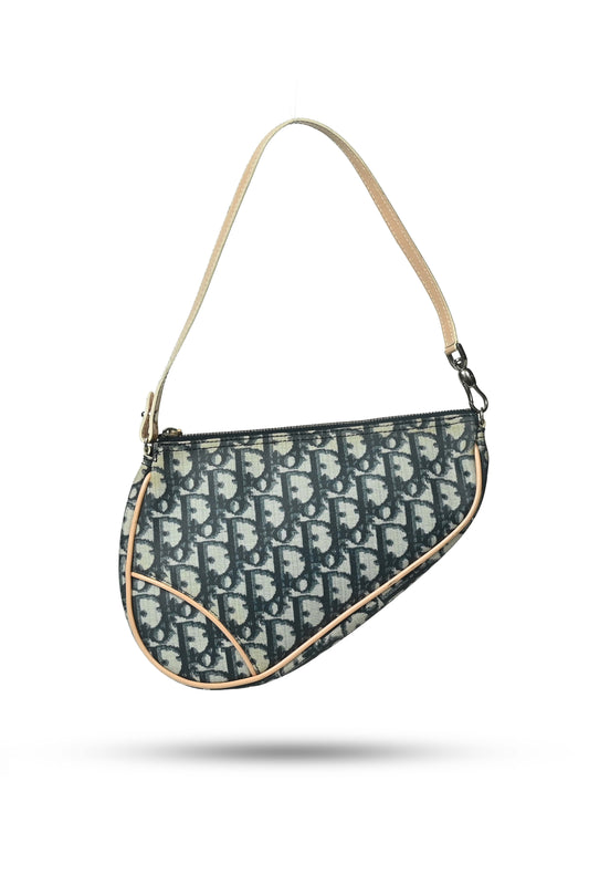 Dior Saddle Diorissimo Coated Canvas Mini