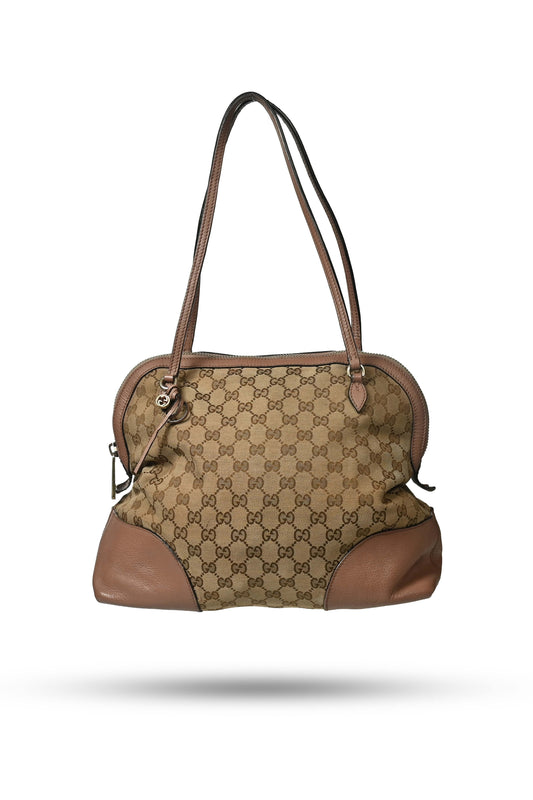 Gucci GG Canvas Bree Dome Tote Bag