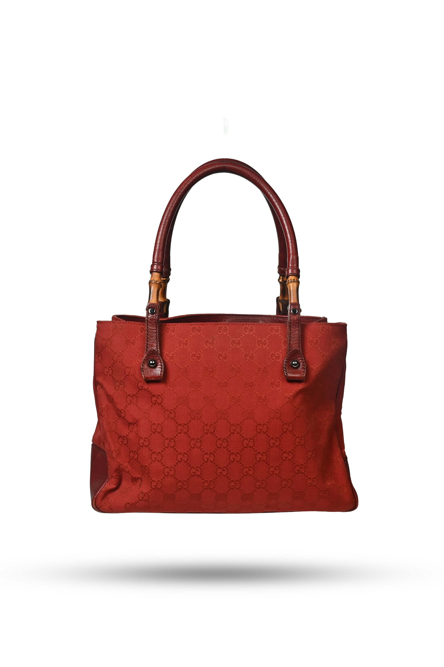 Gucci GG Canvas Bamboo Tote