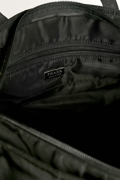 Prada Tessuto Nylon Black Tote