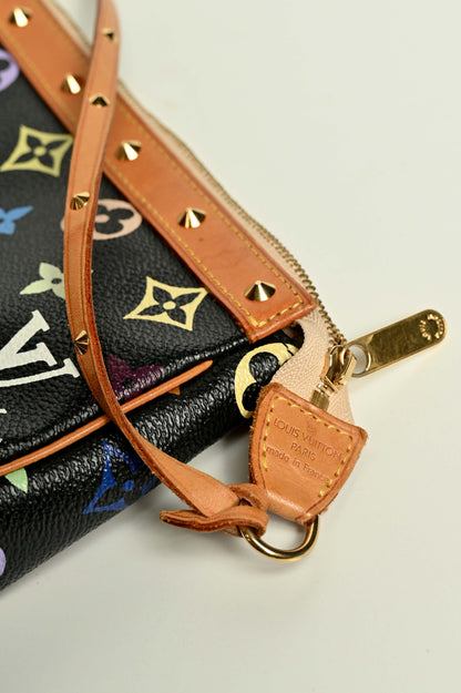 Louis Vuitton x Takashi Murakami Pochette Multi-Coloured Monogram