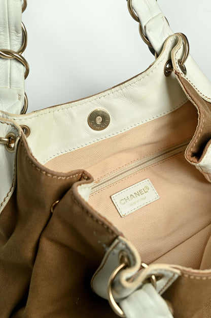 Chanel CC Canvas Olsen Tote