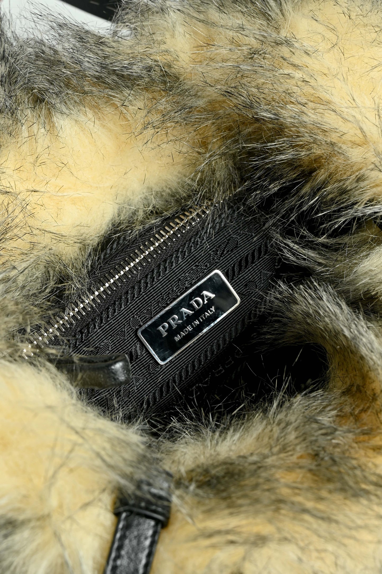Prada Faux Fur Handbag