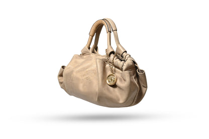 Loewe Nappa Aire Gold Leather Bag