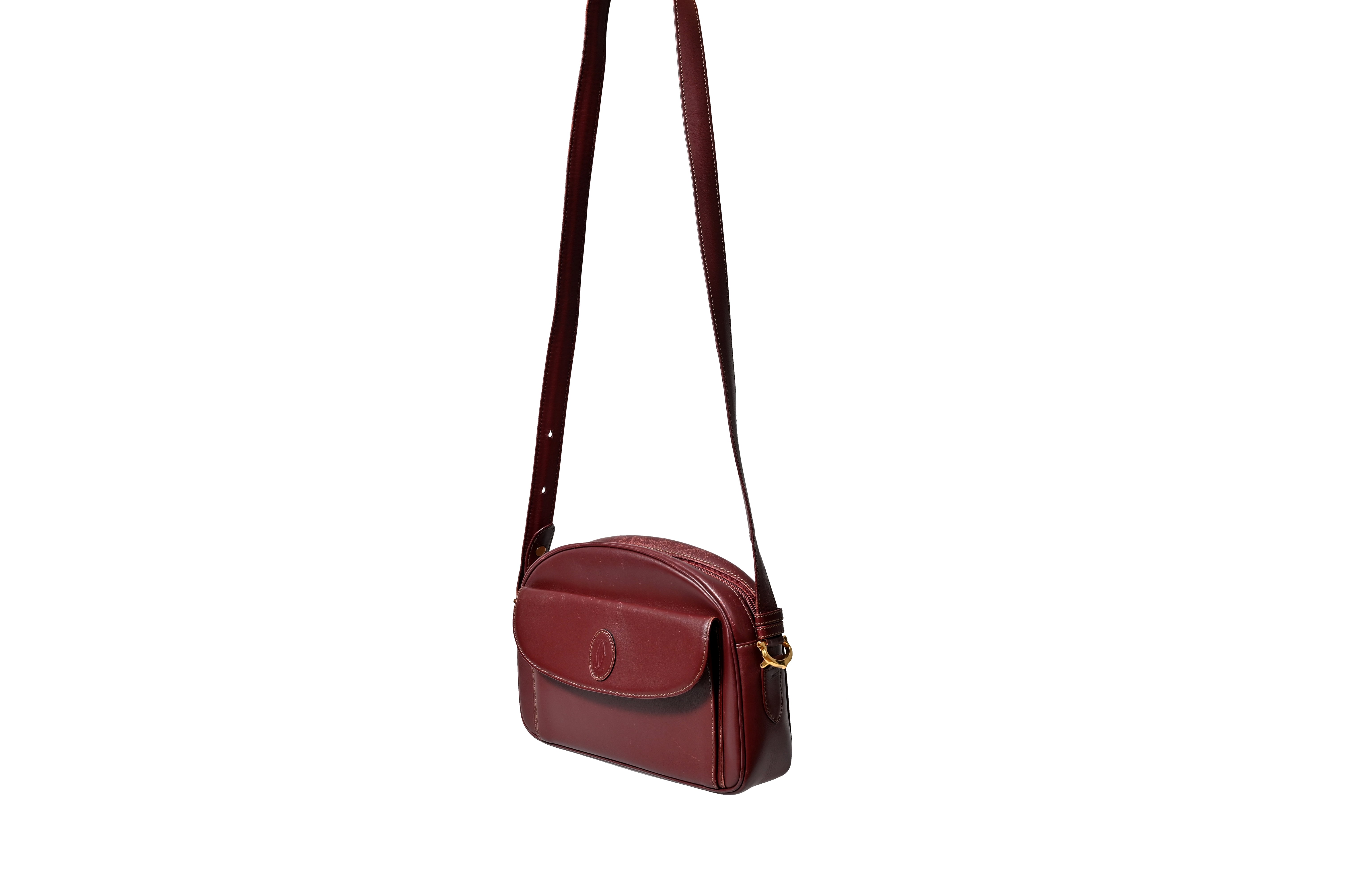 Cartier Must de Cartier Leather high quality Shoulder Bag