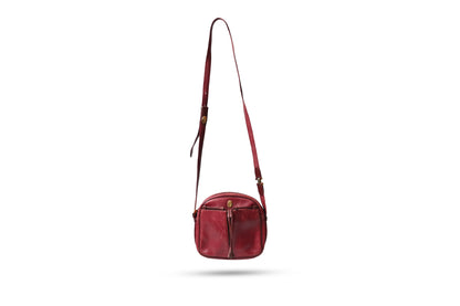 Cartier Burgundy Leather Must De Cartier Crossbody Bag