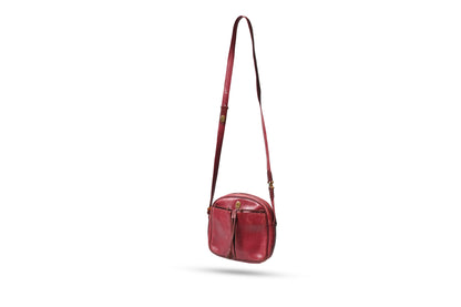 Cartier Burgundy Leather Must De Cartier Crossbody Bag