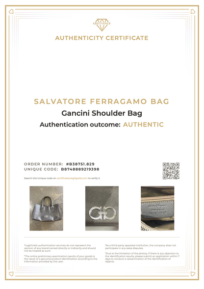Salvatore Ferragamo Gancini Shoulder Bag
