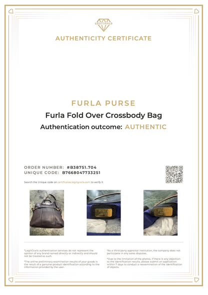 Furla Fold Over Crossbody Bag